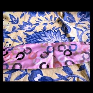 Coach purse scarf (not for sale)